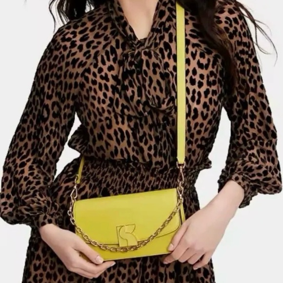 Kate Spade Dakota Crossbody Bag in Chartreuse - Picture 3 of 11